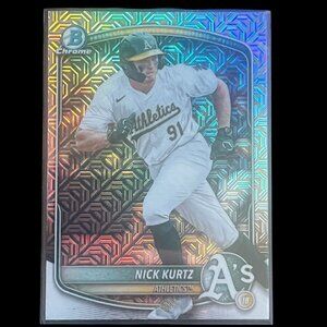 Nick Kurtz RC 2025 Bowman Chrome Prospects Mojo Refractor #BCP-114 Rookie